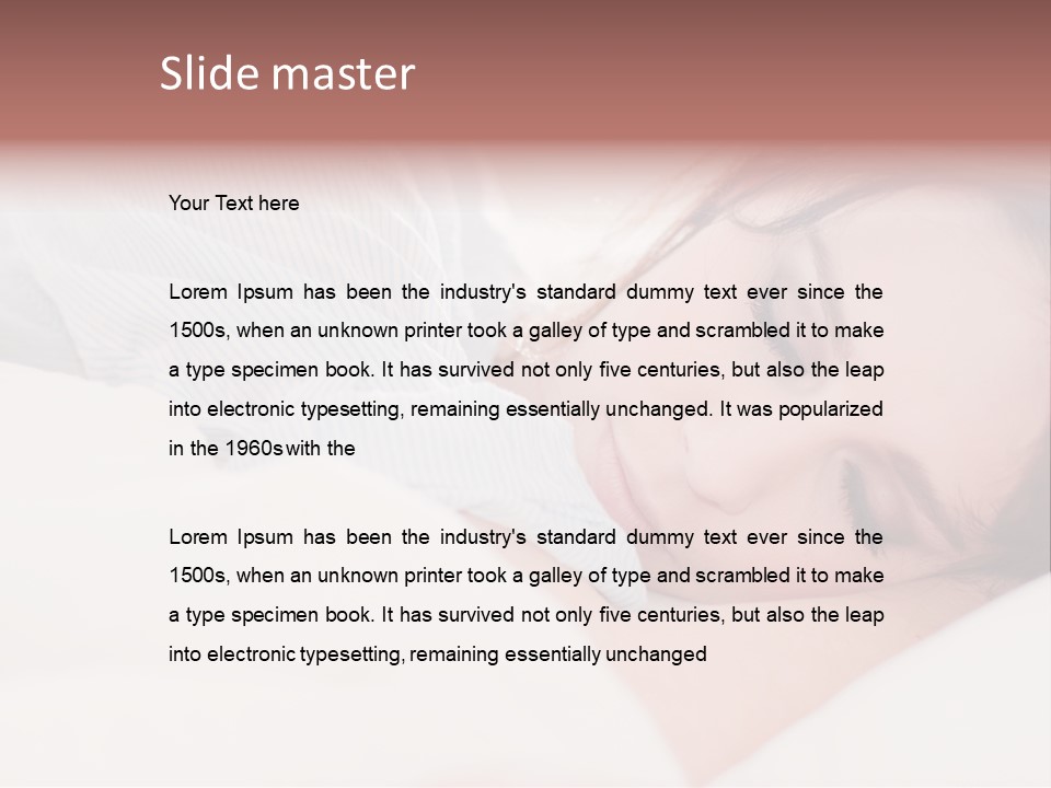 Lifestyle One Sensual PowerPoint Template