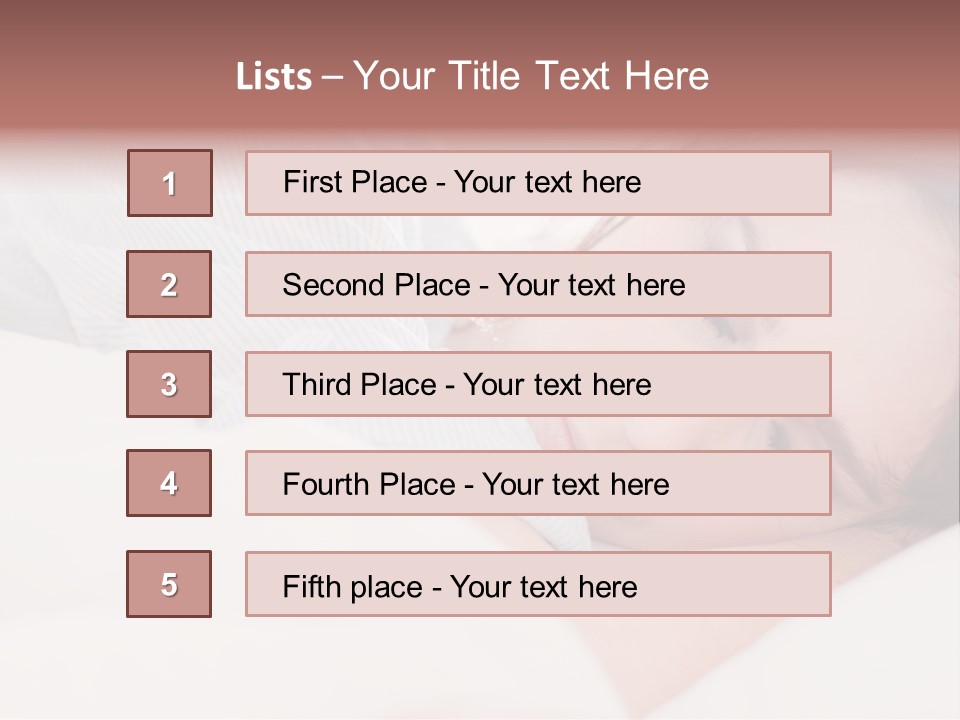 Lifestyle One Sensual PowerPoint Template