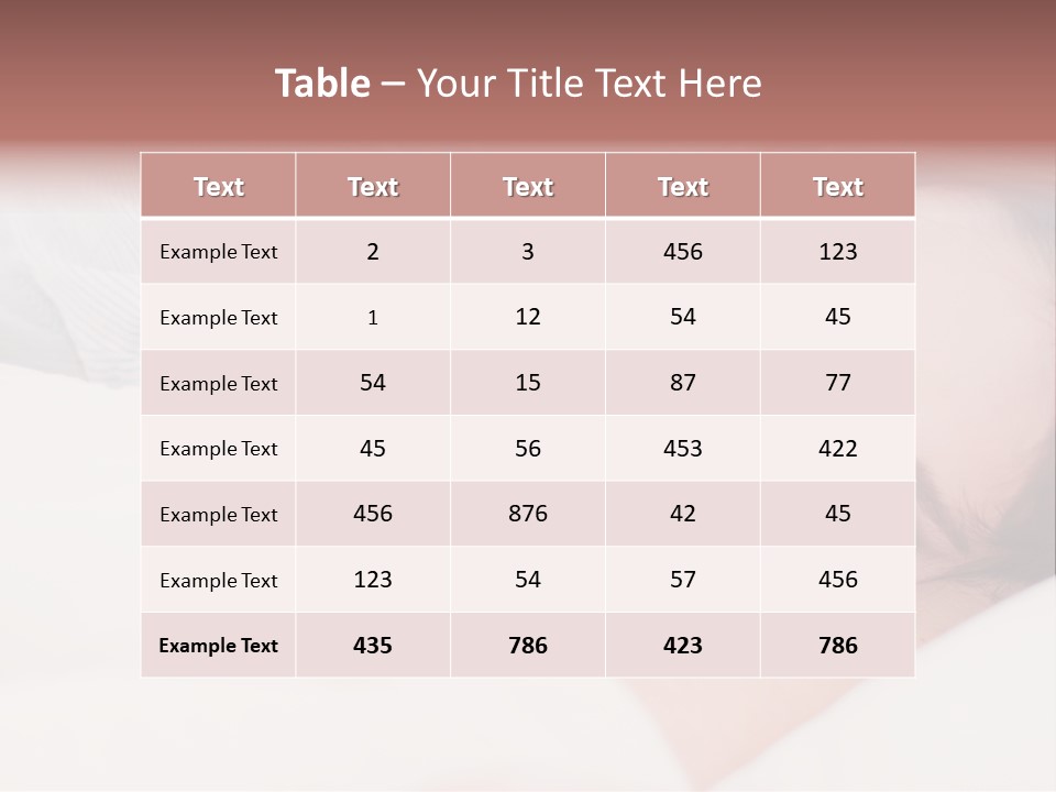 Lifestyle One Sensual PowerPoint Template