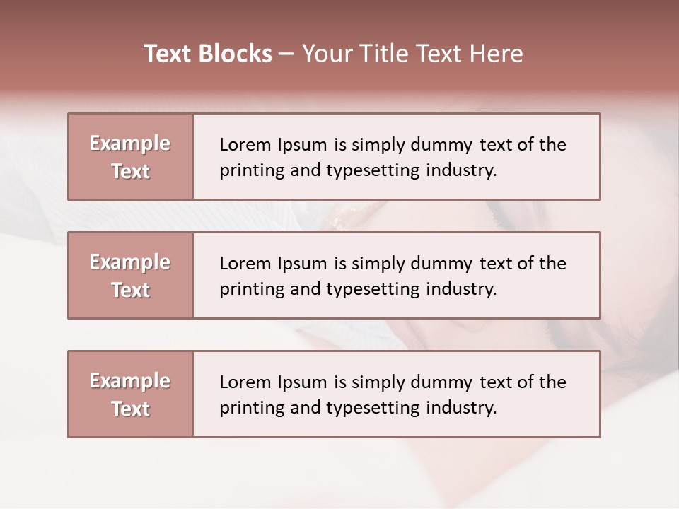 Lifestyle One Sensual PowerPoint Template