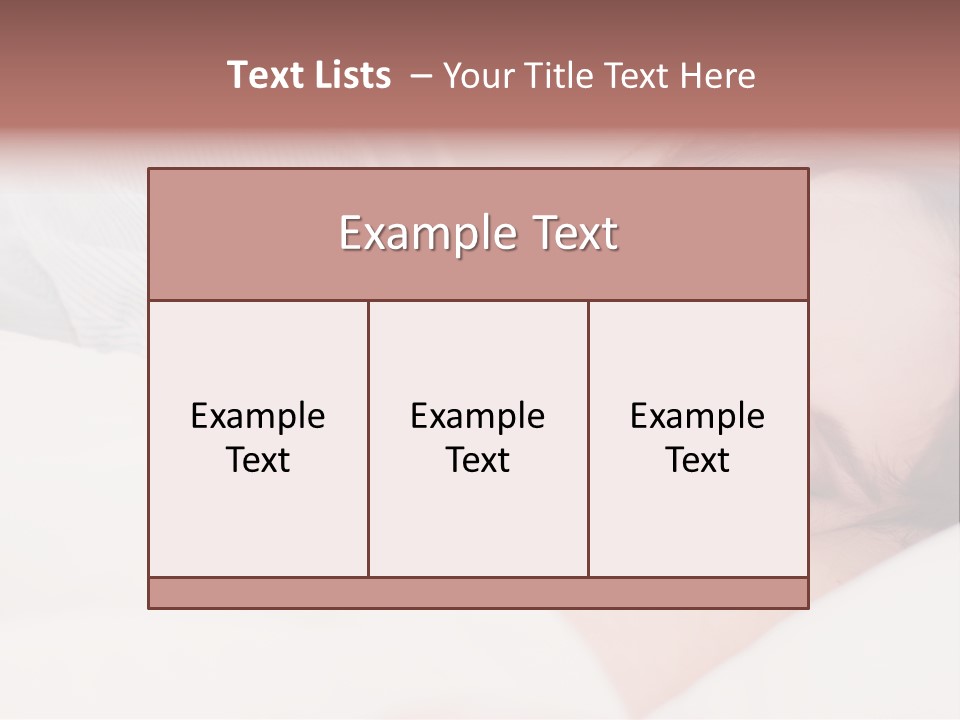 Lifestyle One Sensual PowerPoint Template
