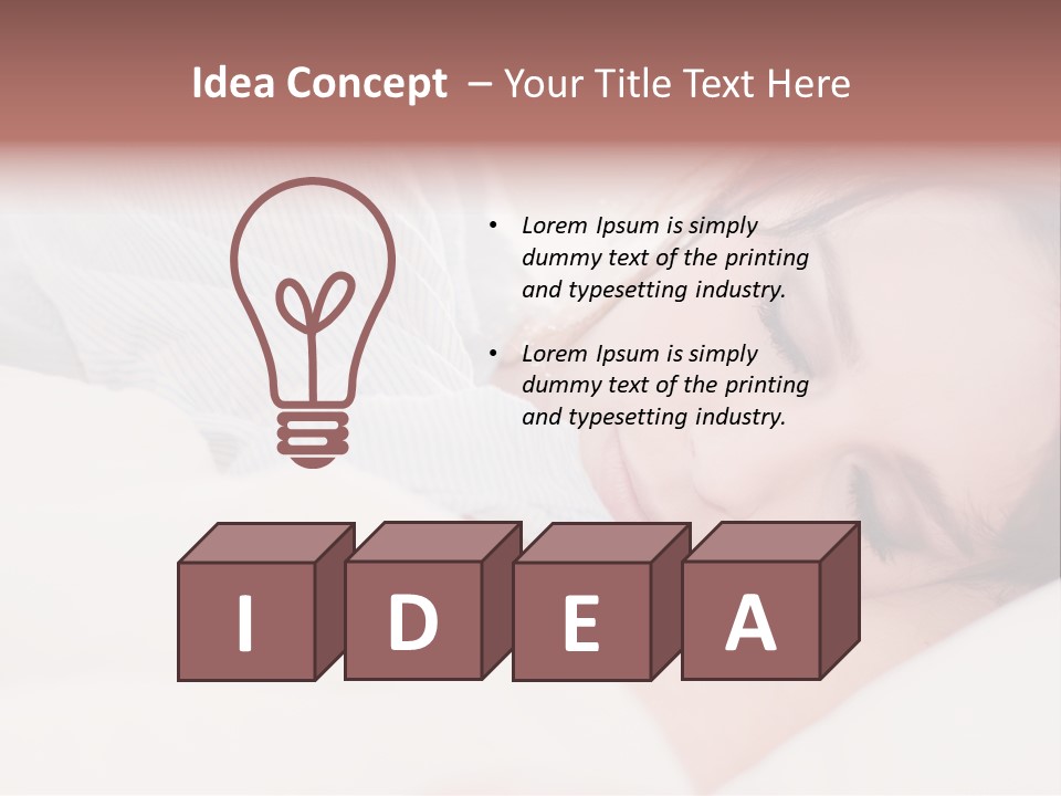 Lifestyle One Sensual PowerPoint Template