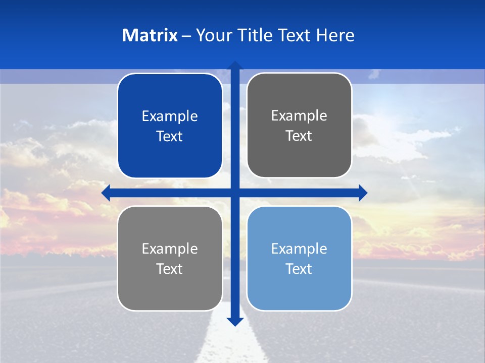 Sunset Natural Cloudscape PowerPoint Template