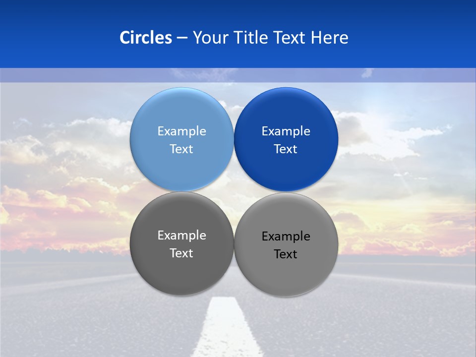 Sunset Natural Cloudscape PowerPoint Template