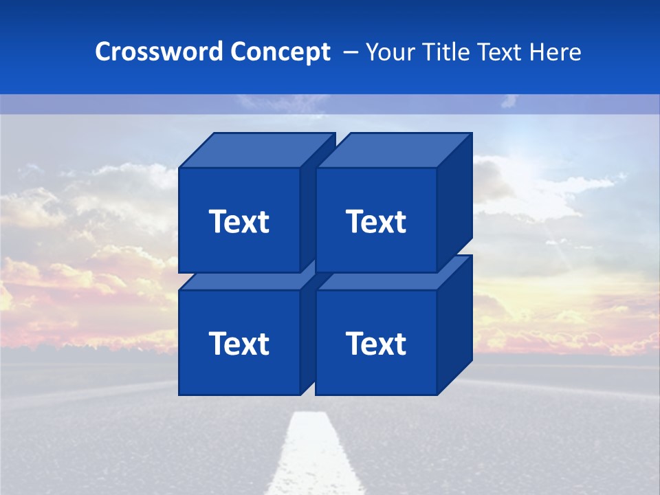 Sunset Natural Cloudscape PowerPoint Template
