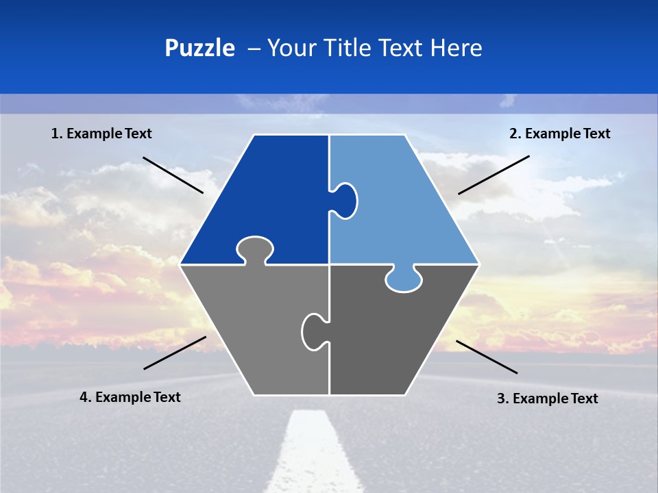 Sunset Natural Cloudscape PowerPoint Template