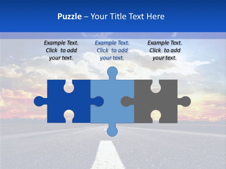 Sunset Natural Cloudscape PowerPoint Template