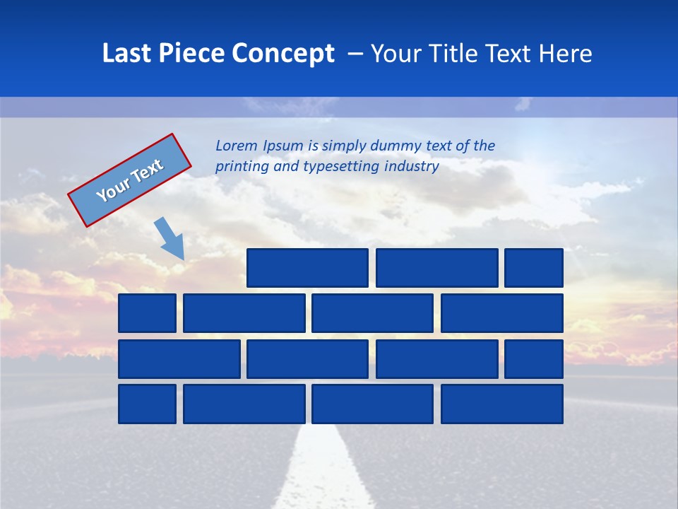 Sunset Natural Cloudscape PowerPoint Template
