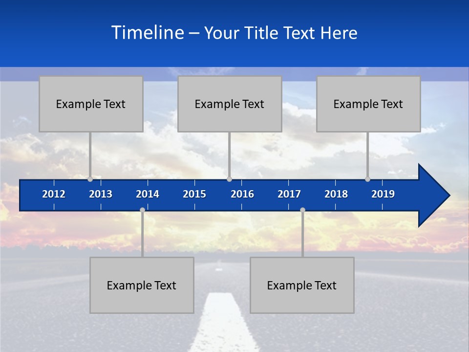 Sunset Natural Cloudscape PowerPoint Template