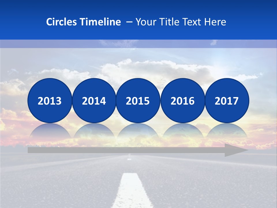 Sunset Natural Cloudscape PowerPoint Template