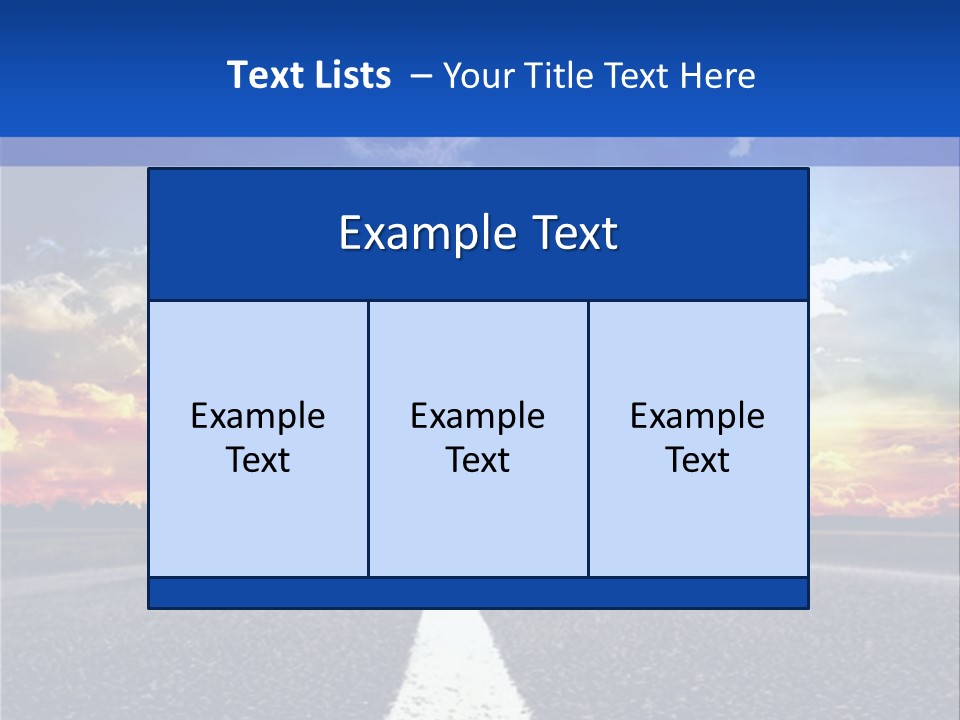 Sunset Natural Cloudscape PowerPoint Template