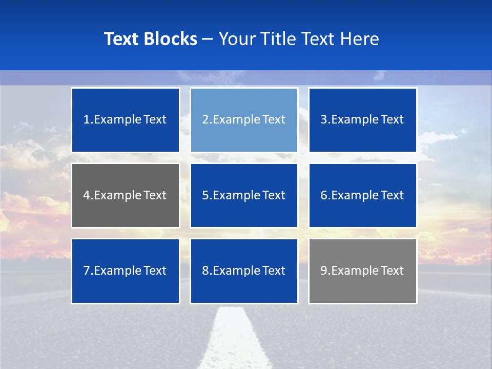 Sunset Natural Cloudscape PowerPoint Template