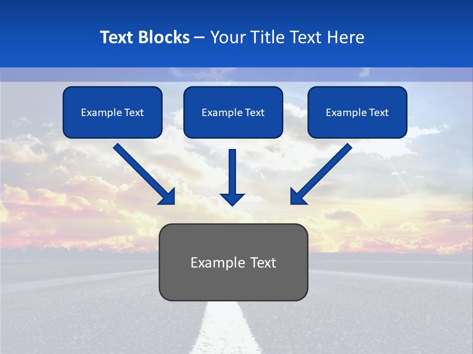 Sunset Natural Cloudscape PowerPoint Template