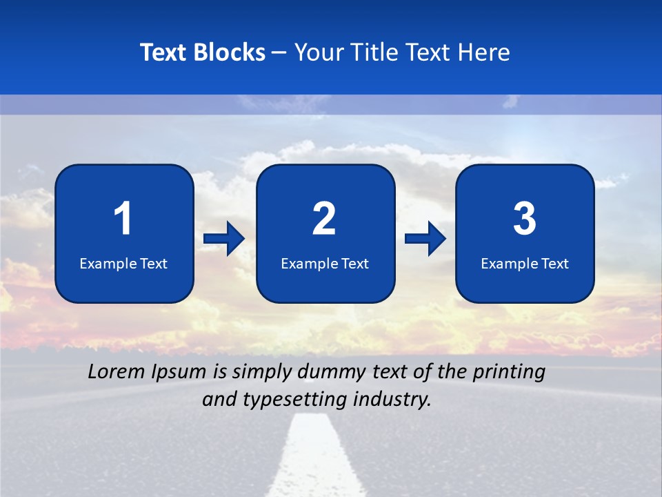 Sunset Natural Cloudscape PowerPoint Template