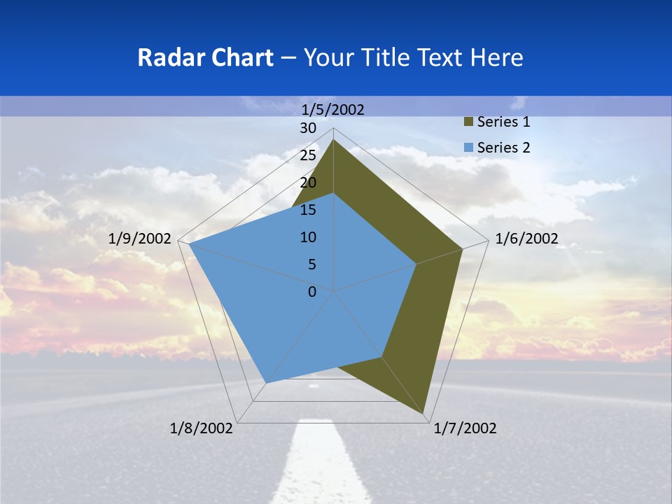 Sunset Natural Cloudscape PowerPoint Template