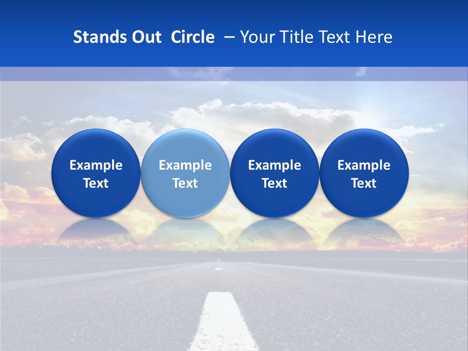 Sunset Natural Cloudscape PowerPoint Template