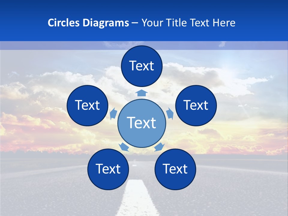 Sunset Natural Cloudscape PowerPoint Template