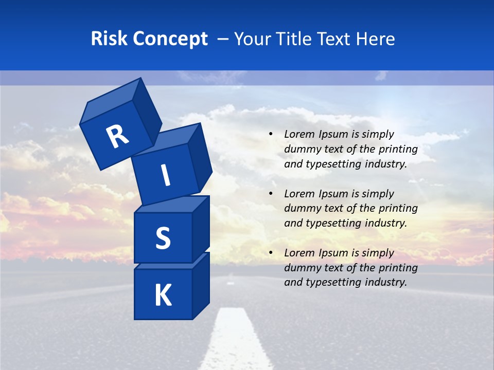 Sunset Natural Cloudscape PowerPoint Template