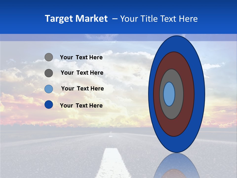 Sunset Natural Cloudscape PowerPoint Template