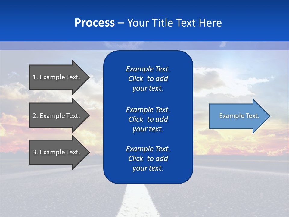 Sunset Natural Cloudscape PowerPoint Template