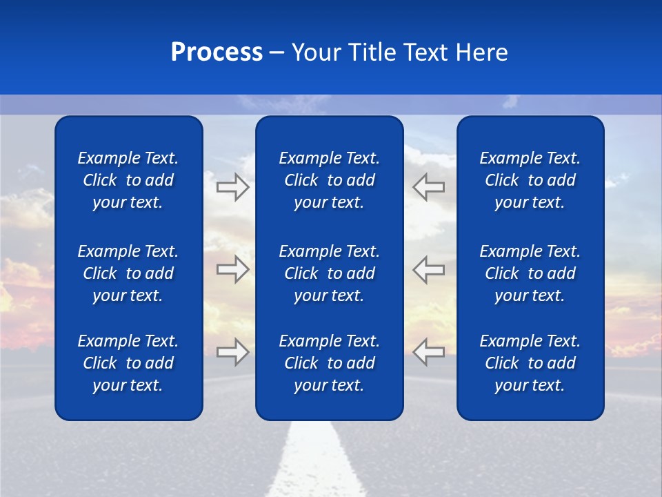 Sunset Natural Cloudscape PowerPoint Template