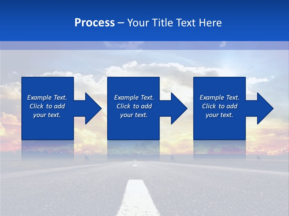 Sunset Natural Cloudscape PowerPoint Template