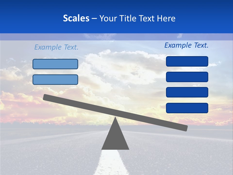 Sunset Natural Cloudscape PowerPoint Template