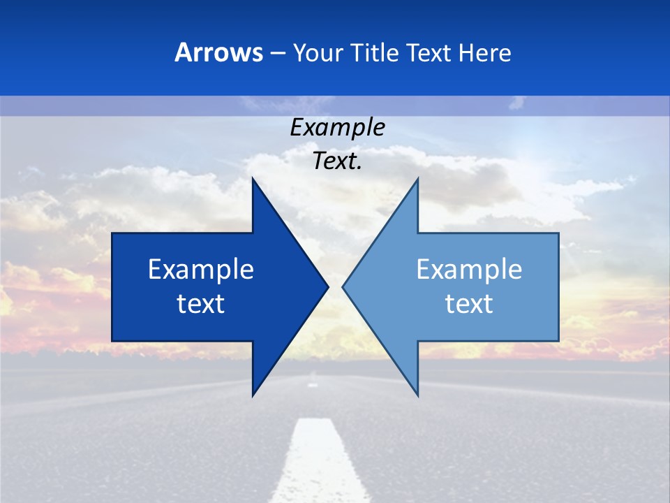 Sunset Natural Cloudscape PowerPoint Template