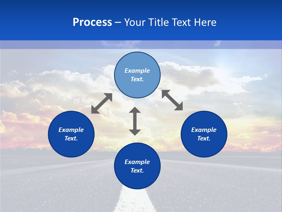 Sunset Natural Cloudscape PowerPoint Template