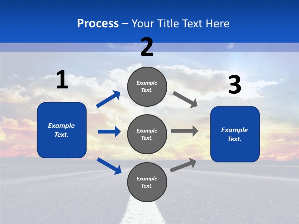 Sunset Natural Cloudscape PowerPoint Template
