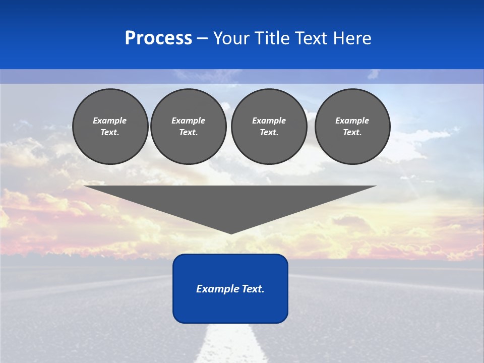 Sunset Natural Cloudscape PowerPoint Template