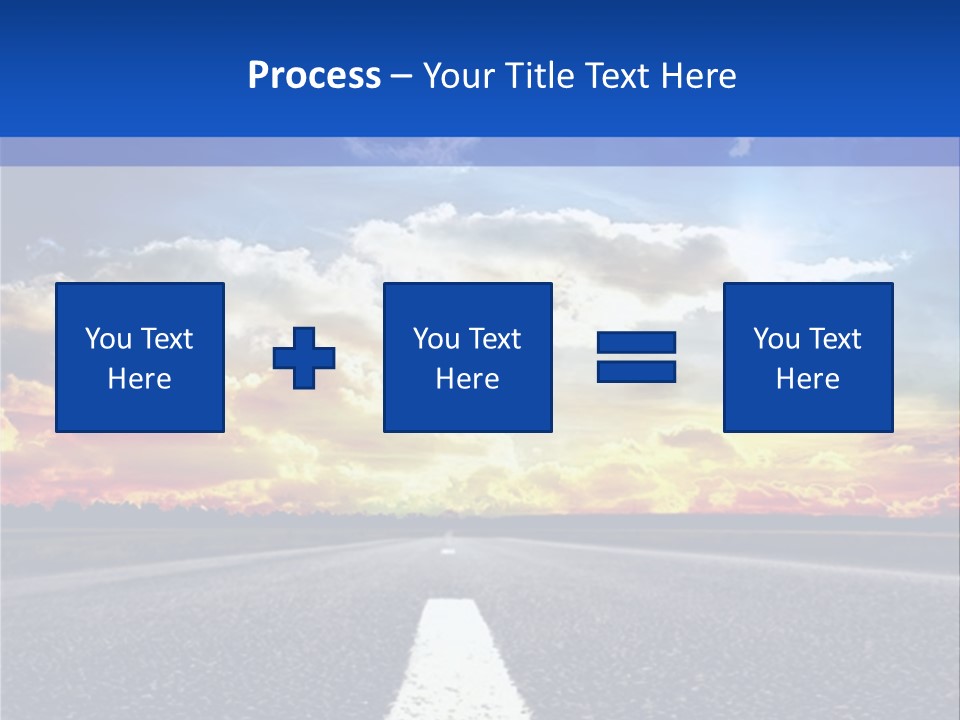 Sunset Natural Cloudscape PowerPoint Template