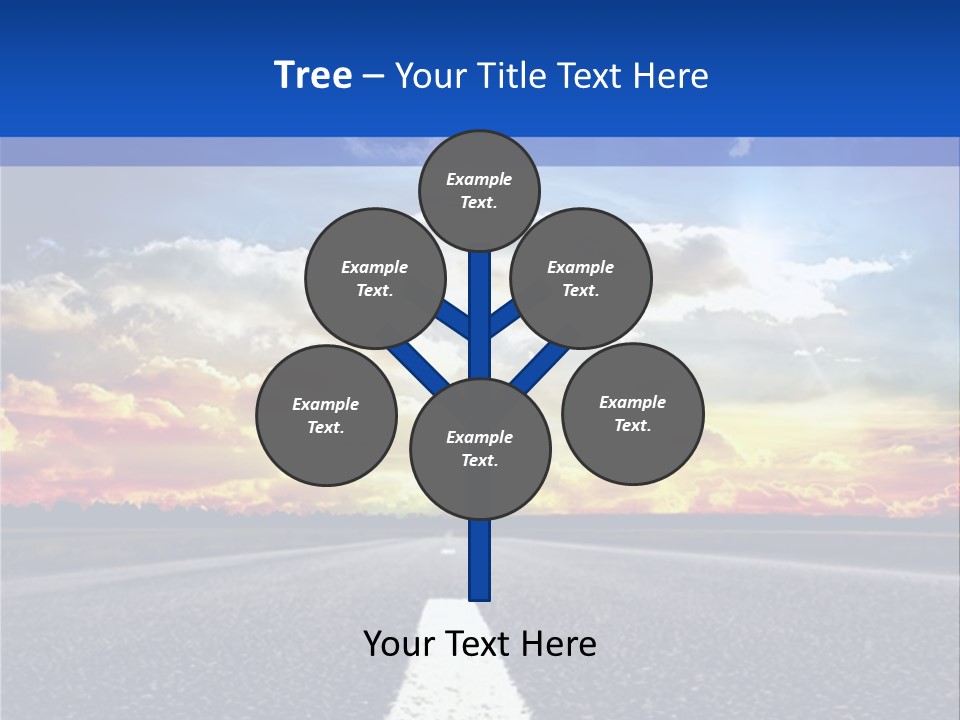 Sunset Natural Cloudscape PowerPoint Template