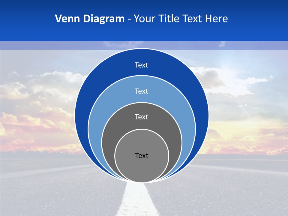 Sunset Natural Cloudscape PowerPoint Template