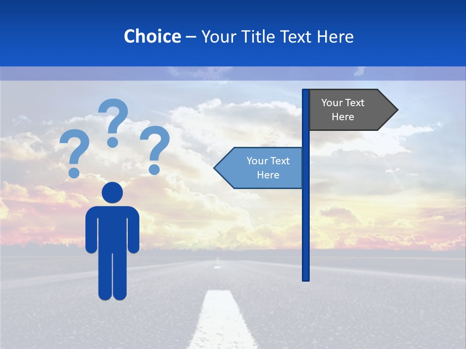 Sunset Natural Cloudscape PowerPoint Template