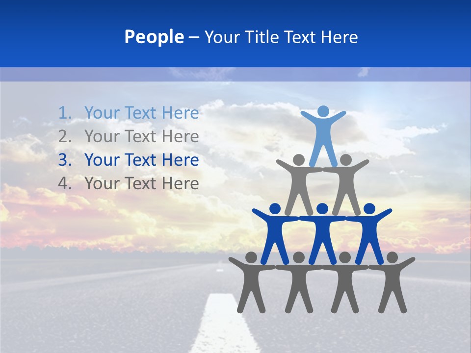 Sunset Natural Cloudscape PowerPoint Template