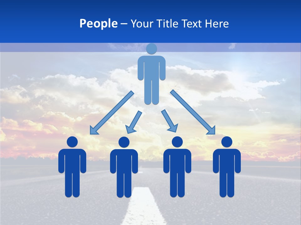 Sunset Natural Cloudscape PowerPoint Template