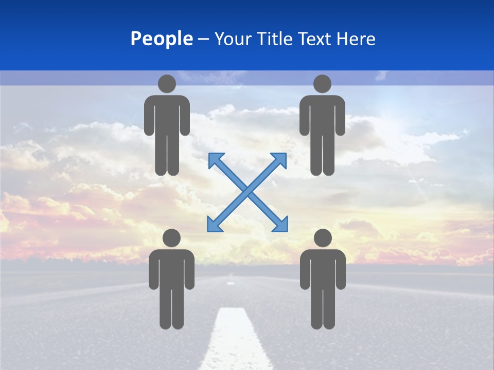 Sunset Natural Cloudscape PowerPoint Template