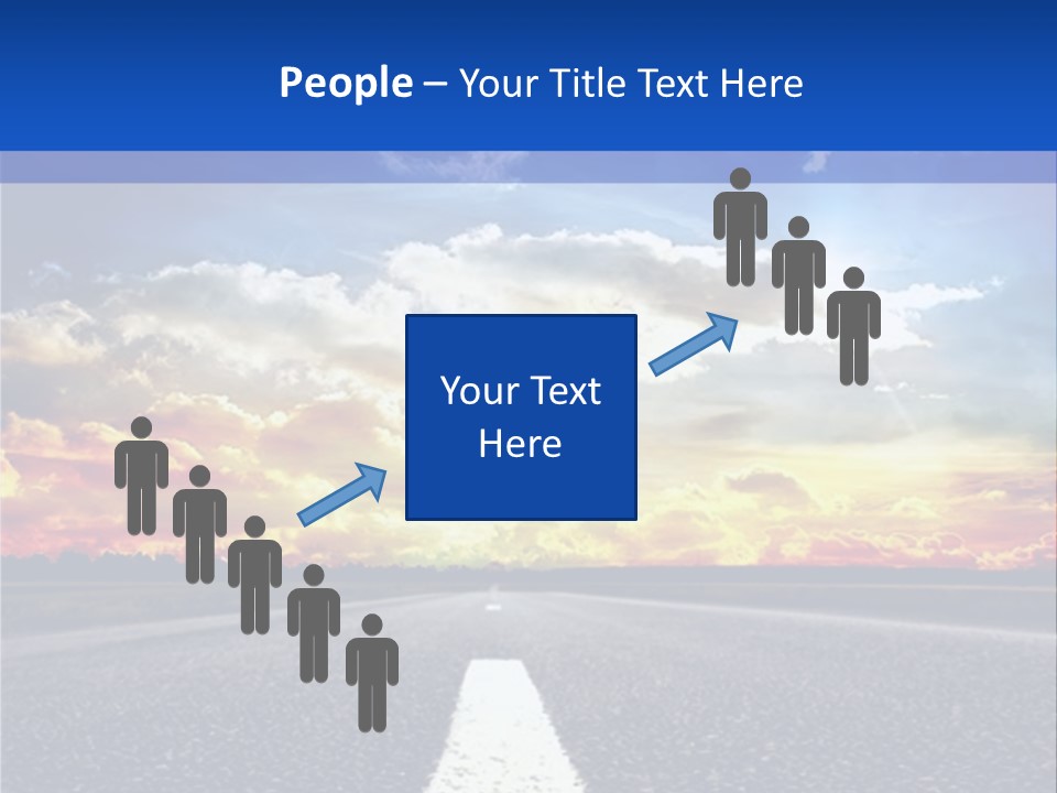 Sunset Natural Cloudscape PowerPoint Template