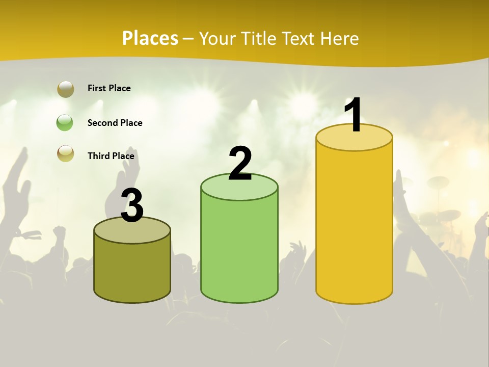 Happiness Band Silhouette PowerPoint Template