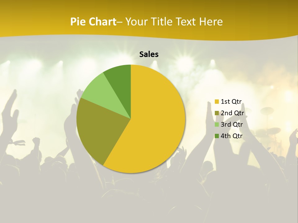 Happiness Band Silhouette PowerPoint Template