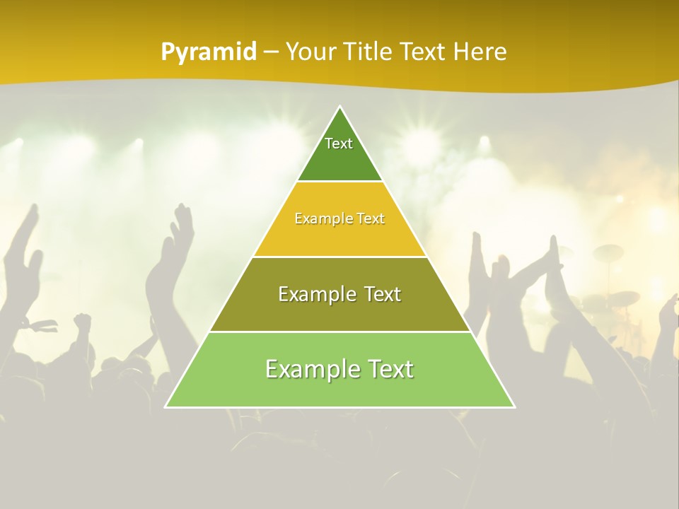 Happiness Band Silhouette PowerPoint Template