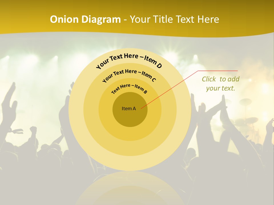 Happiness Band Silhouette PowerPoint Template