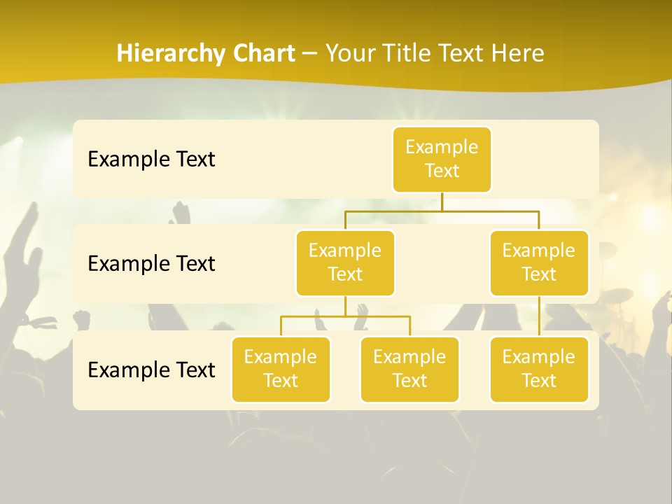 Happiness Band Silhouette PowerPoint Template