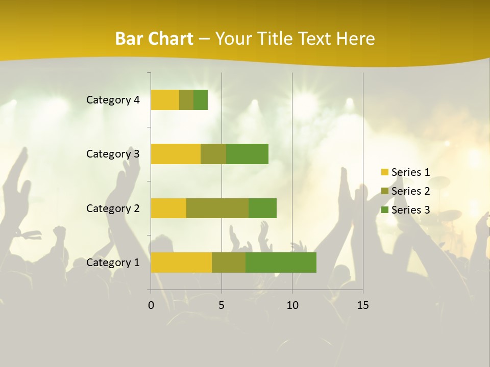 Happiness Band Silhouette PowerPoint Template