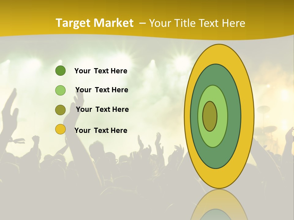 Happiness Band Silhouette PowerPoint Template