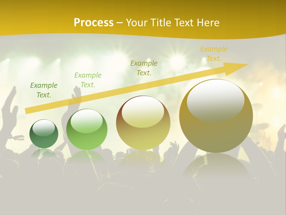 Happiness Band Silhouette PowerPoint Template