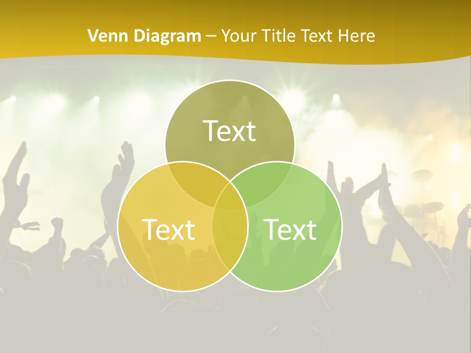Happiness Band Silhouette PowerPoint Template