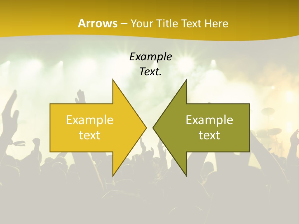 Happiness Band Silhouette PowerPoint Template