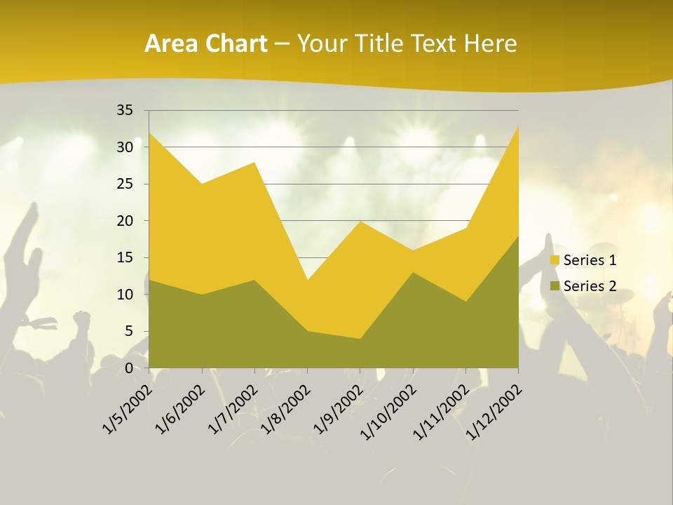 Happiness Band Silhouette PowerPoint Template
